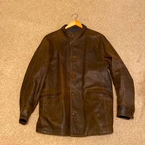 Gimo’s authentic Italian leather jacket 100% real. Made in Italy.